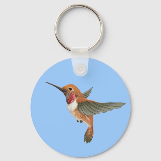 Rufous Hummingbird Sleutelhanger (Voorkant)