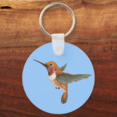 Rufous Hummingbird Sleutelhanger (Voorkant)