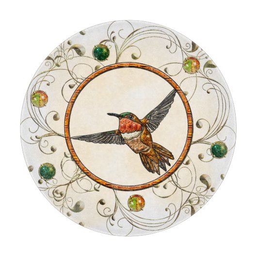 Rufous Hummingbird Snijplank (Voorkant)