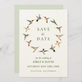 Rufous Hummingbird Sparen de Datum Aankondiging