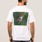 Rufous Hummingbird T-shirt (Achterkant)