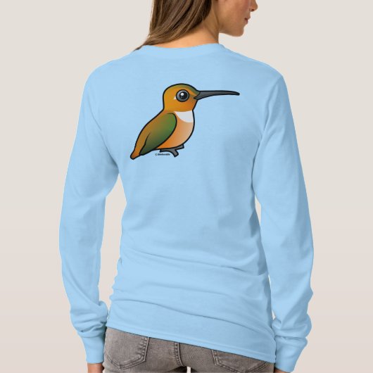 Rufous Hummingbird T-shirt (Achterkant)