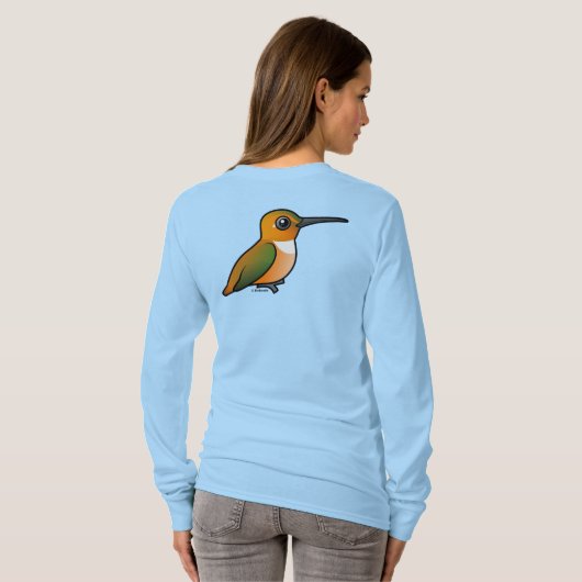 Rufous Hummingbird T-shirt (Achterkant volledig)