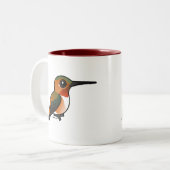 Rufous Hummingbird Tweekleurige Koffiemok (Voorkant links)