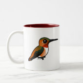 Rufous Hummingbird Tweekleurige Koffiemok (Links)