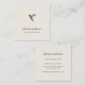 Rufous Hummingbird Vierkante Visitekaartje (Voorkant / Achterkant)