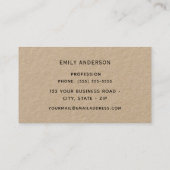 Rufous Hummingbird Visitekaartje (Achterkant)