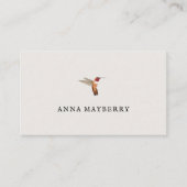 Rufous Hummingbird Visitekaartje (Voorkant)