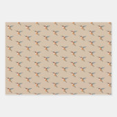Rufous Hummingbirds Pattern Inpakpapier Vel (Voorkant)