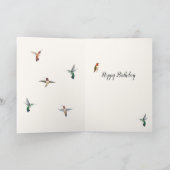 Rufous Hummingbirds Verjaardag Kaart (Binnen)