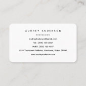 Rufous Hummingbirds-Visitekaartje Visitekaartje (Achterkant)