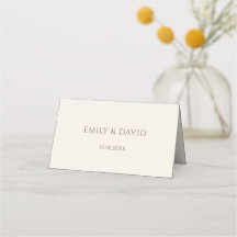 Rufous Hummingbirds Wedding Place Card
