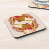 Rufous kolibries op een Onderzetter Set (Linkerzijde)