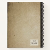 Rufous Milkcap Mushroom Gepersonaliseerde samenste Notitieboek (Achterkant)