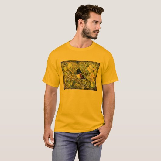 Rufous Sided Towee Sparrow T-shirt (Voorkant volledig)