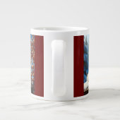 Rufus - Een schattige rode panda Grote Koffiekop (Achterkant)