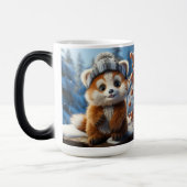 Rufus - Een schattige rode panda Magische Mok (Links)