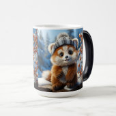 Rufus - Een schattige rode panda Magische Mok (Voorkant rechts)