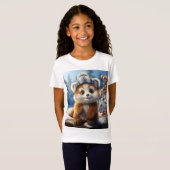 Rufus - Een schattige rode panda T-shirt (Voorkant volledig)