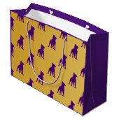 "Rufus" Que dog Gift Bag - Omega Psi Phi Groot Cadeauzakje (Achterkant Gekanteld)