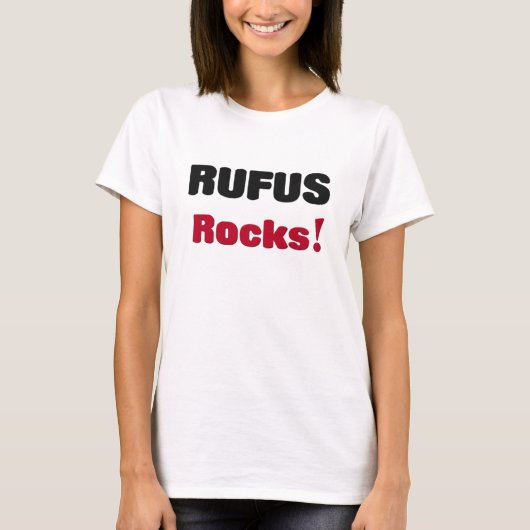 Rufus Rocks T-shirt (Voorkant)