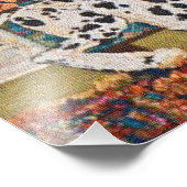 Rug Burn Chase Dog en Cat Foto Afdruk (Hoek)