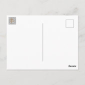 Rug de nacht van het Spel van de Familie Briefkaart (Achterkant)