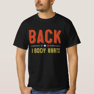 Rug en lichaamshurven t-shirt