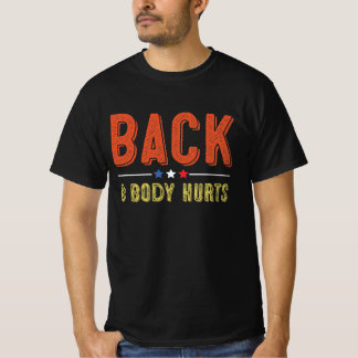 Rug en lichaamshurven t-shirt