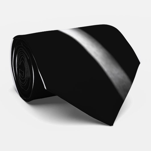 Rug en wit kruis en diamantpatroon stropdas (Opgerold)