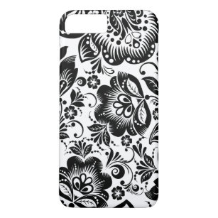 Rug en witte bloemen Case-Mate iPhone case