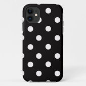 Rug en witte pooldot Iphone 5 Hoesje (Achterkant)