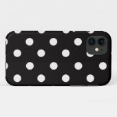 Rug en witte pooldot Iphone 5 Hoesje (Achterkant (horizontaal))