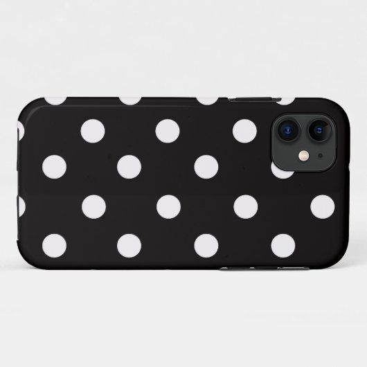 Rug en witte pooldot Iphone 5 Hoesje (Achterkant (horizontaal))