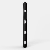 Rug en witte pooldot Iphone 5 Hoesje (Achterkant/rechts)