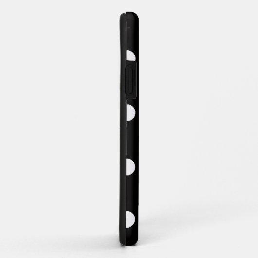 Rug en witte pooldot Iphone 5 Hoesje (Achterkant/rechts)