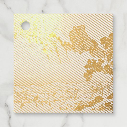 Rug Fuji berg van de Minobu-rivier Hokusai Bedankjes Labels (Voorkant)