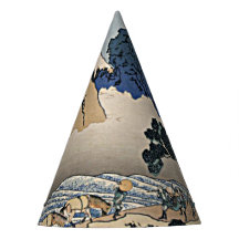 Rug Fuji berg van de Minobu-rivier Hokusai