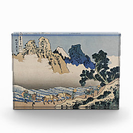 Rug Fuji berg van de Minobu-rivier Hokusai Fotoblokken
