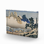 Rug Fuji berg van de Minobu-rivier Hokusai Fotoblokken (Rechts)