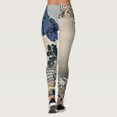 Rug Fuji berg van de Minobu-rivier Hokusai Leggings (Achterkant)