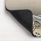 Rug Fuji berg van de Minobu-rivier Hokusai Muismat (Hoek)