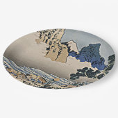 Rug Fuji berg van de Minobu-rivier Hokusai Papieren Bordje (Gekanteld)