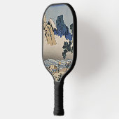 Rug Fuji berg van de Minobu-rivier Hokusai Pickleball Paddle (Links)