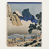 Rug Fuji berg van de Minobu-rivier Hokusai Planner (Voorkant)