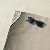 Rug Fuji berg van de Minobu-rivier Hokusai Strandlaken (In situ)