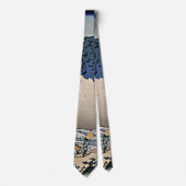 Rug Fuji berg van de Minobu-rivier Hokusai Stropdas (Voorkant)