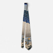 Rug Fuji berg van de Minobu-rivier Hokusai Stropdas (Achterkant)