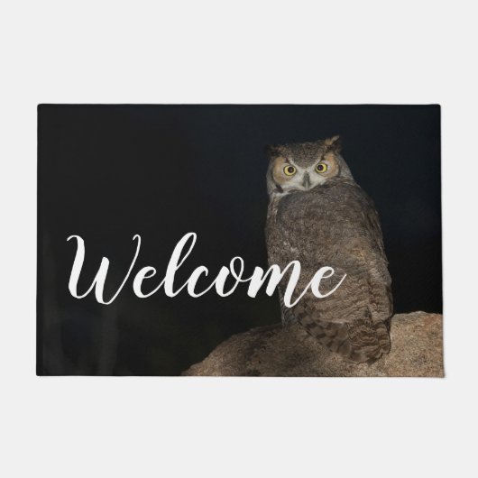 Rug Great Horned Owl Deurmat (Voorkant)