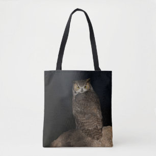 Rug Great Horned Owl Tote Bag